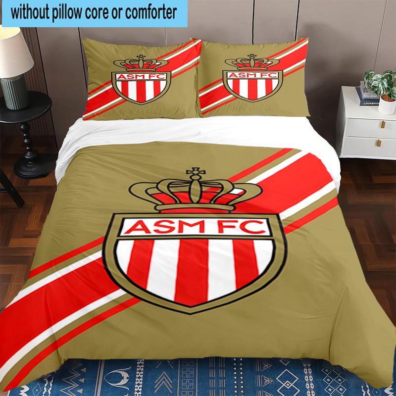 3pcs Monaco Monaco Printed Bedding Set Duvet Cover Closure Includes 1 Duvet Cover & 2 Pillowcases Bedding Sets Home Decor Gifts