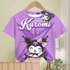 Sanrio Kulomi Children's T-shirt My melody cartoon cute print versatile summer breathable short sleeve top wholesale