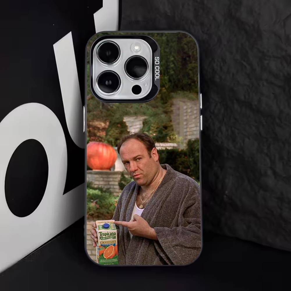 Чехол на телефон T-Tony S-Soprano Cool для iPhone 17,16,15,14,13,12,11,Pro,Max,Plus,E,Air,Mini Черный ТПУ Чехол