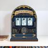 1 набор деревянных винтажных трекеров для чтения книг, трекер чтения этого года может отслеживать до 999 книг, счетчик чтения книг и книжной полки этого года
