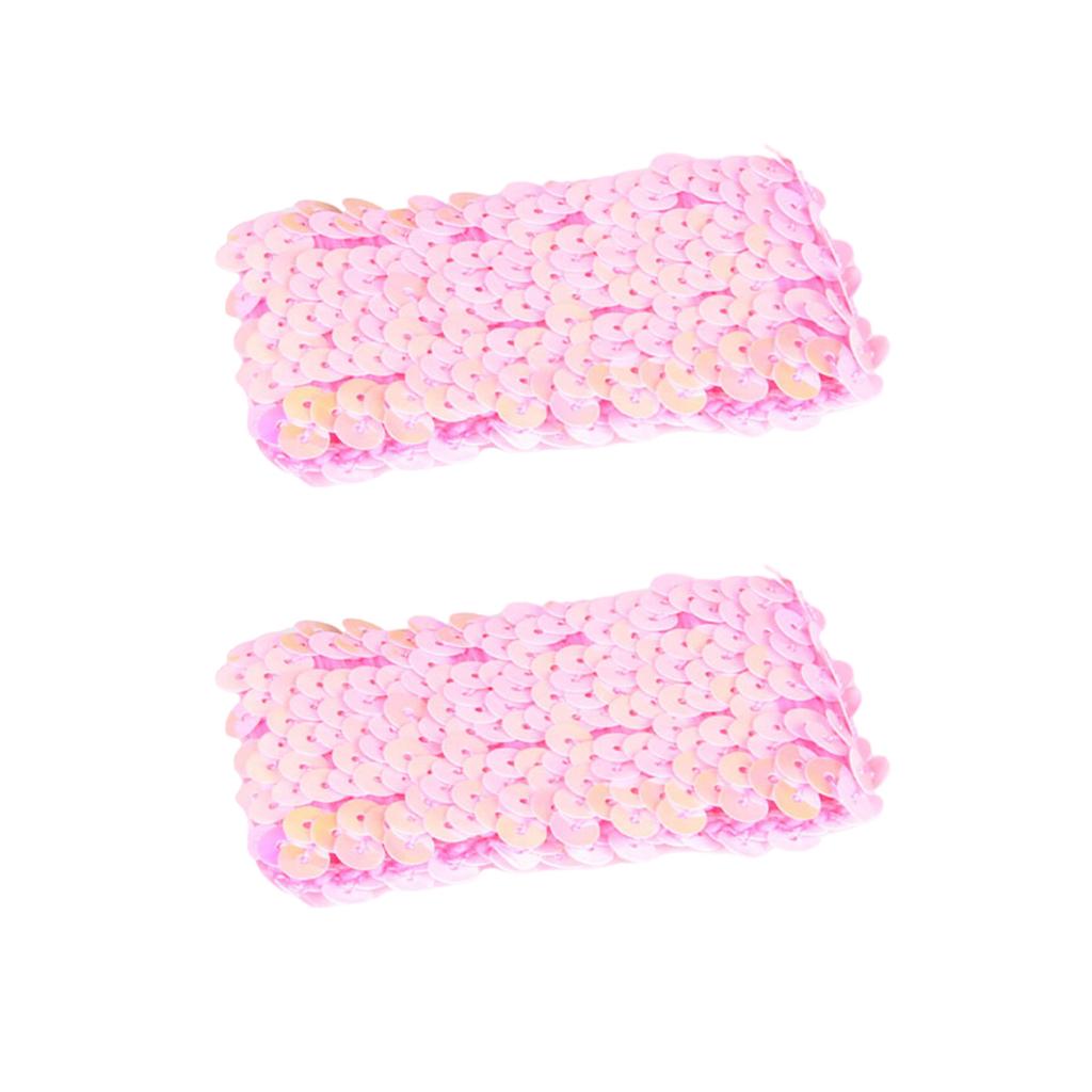 Popular Fingerless Cuffs Sequined Oversleeves Elastic Arm Sleeves Wrist Cuffs Cover for Dancing Event Dressingup