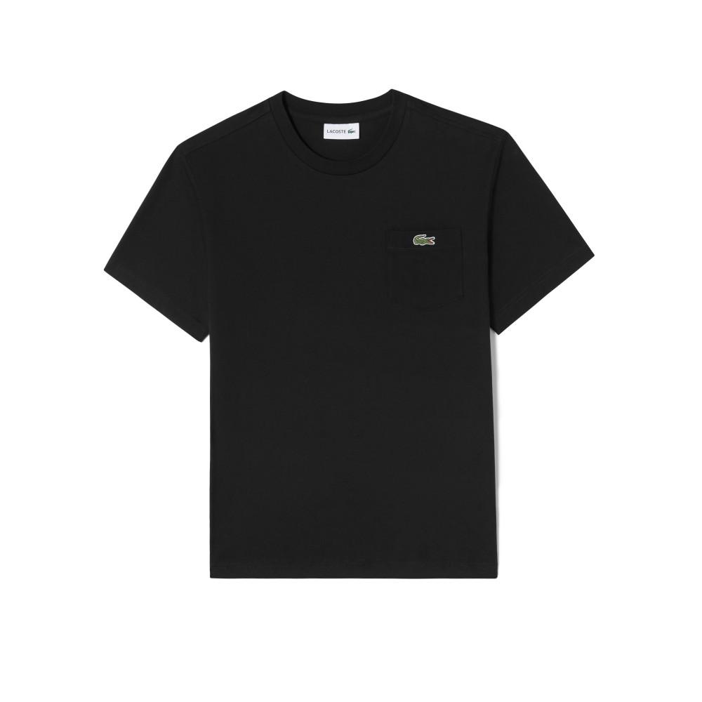 Lacoste Мужская базовая футболка с круглым вырезом и карманом TH280E-55G031