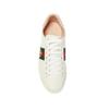 Gucci ACE Вышитые кожаные низкие кеды Женские Белые 577573 DOPE0 9064