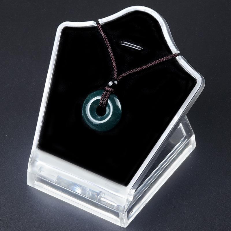 20mm Circle Donut Healing Crystals Necklace Natural Chakra Gemstone Stone Amulet Lucky Coin Donuts Charm Protection Quartz Agate