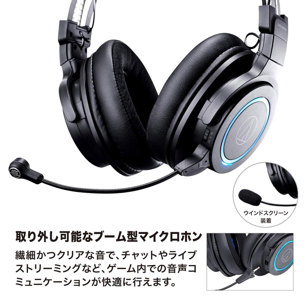 Беспроводная игровая гарнитура Audio-Technica ATH-G1WL (Закрытые, только для ПК)