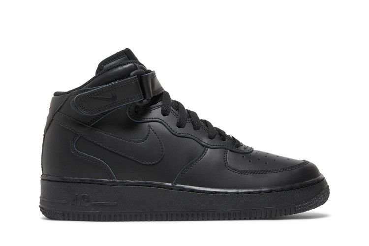Детские кроссовки Nike Air Force 1 Mid GS 'Черные'