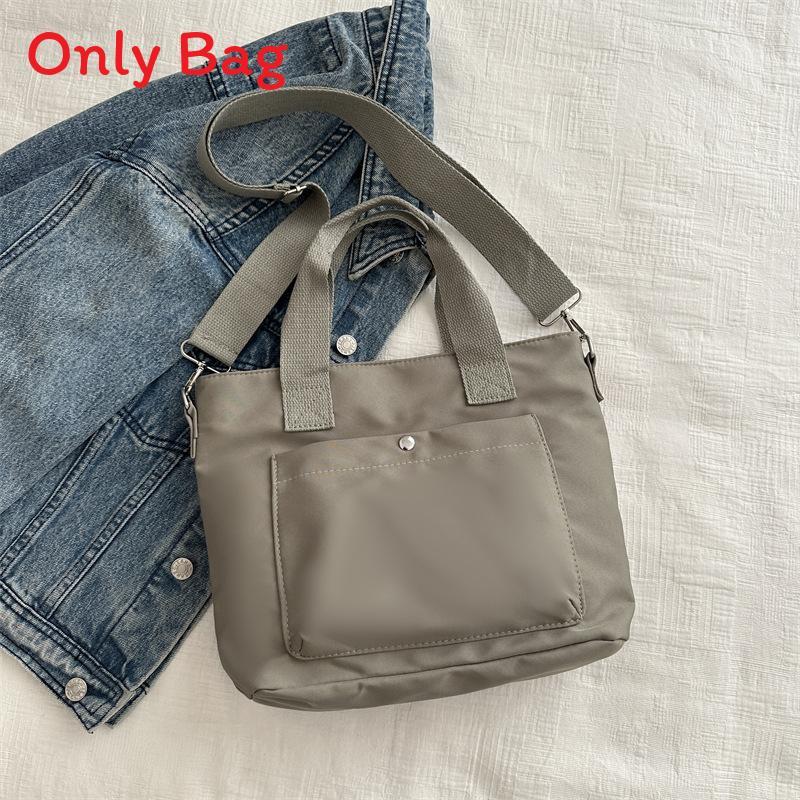 Casual Womens Canvas Crossbody Bag With Soft Structure And Inner Pouch For Spring Fashion