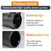 Car modification 70mm tailpipe, stainless steel muffler, exhaust hood, universal car exhaust pipe