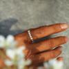 Vintage Daisy Rings For Women Cute Flower Ring Adjustable Open Cuff Wedding Engagement Rings