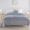 Solid Color Flannel Throw Blanket Soft Nap Shawl Blanket New Plush Blanket  For All Seasons