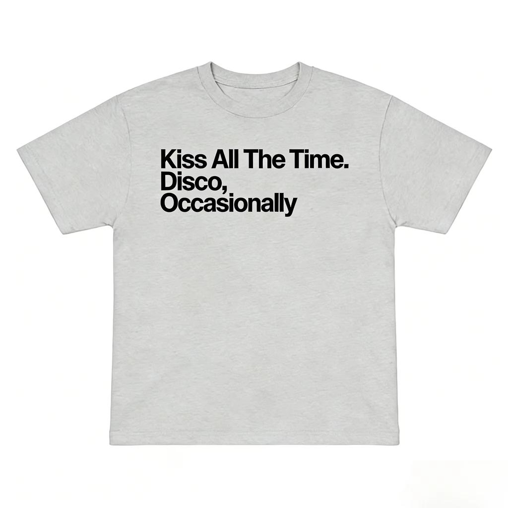 Kiss All The Time Disco Occasionally Harry Styles 2026 Album Cotton Tshirt Summer Unisexs And Unisexs Short Sleeve Shirt Fan Gift