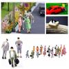Scale DIY Mixed Color Pose Scale Model Character Model People Figures Plastic People