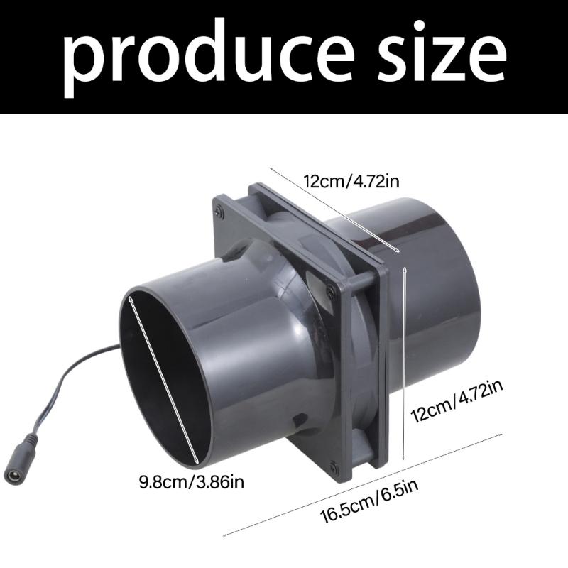 4-дюймовый 2500 об/мин дымоуловитель с двойным шарикоподшипником для паяльных станций, покрасочных камер, вентиляции, контроля влажности