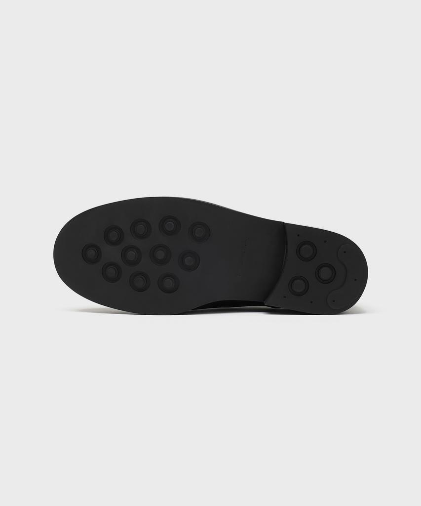 Firenze Atelier [Vibram] Современные морщинистые Дерби 1600 [Кожа Крупного Рогатого Скота Черная]