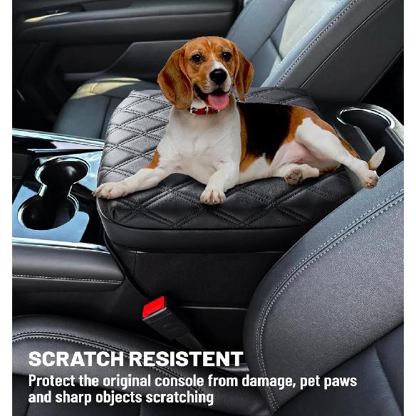 Чехол-подлокотник центральной консоли для Chevy Chevrolet Silverado/GMC Sierra -2024 2025, Tahoe & Suburban & Yukon -2025, Чехол средней консоли из ПУ-кожи