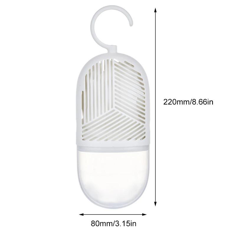 Коробка для осушения одежды, многоразовые подвесные осушители, пакеты с защитой от плесени, с водосборником и крючком для гардероба, шкафа