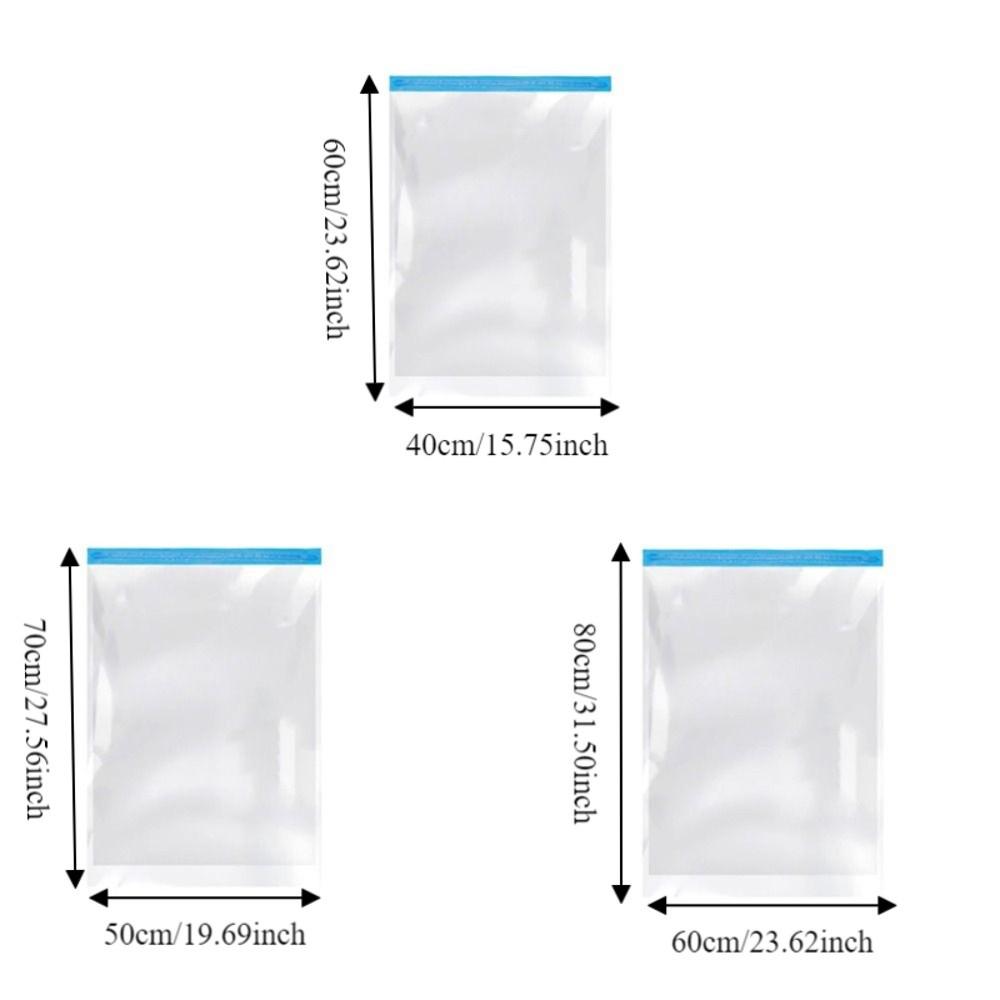 Transparent Vacuum Storage Bag Thickened Down Jacket Storage Bag Space Saver Bag  Moving House