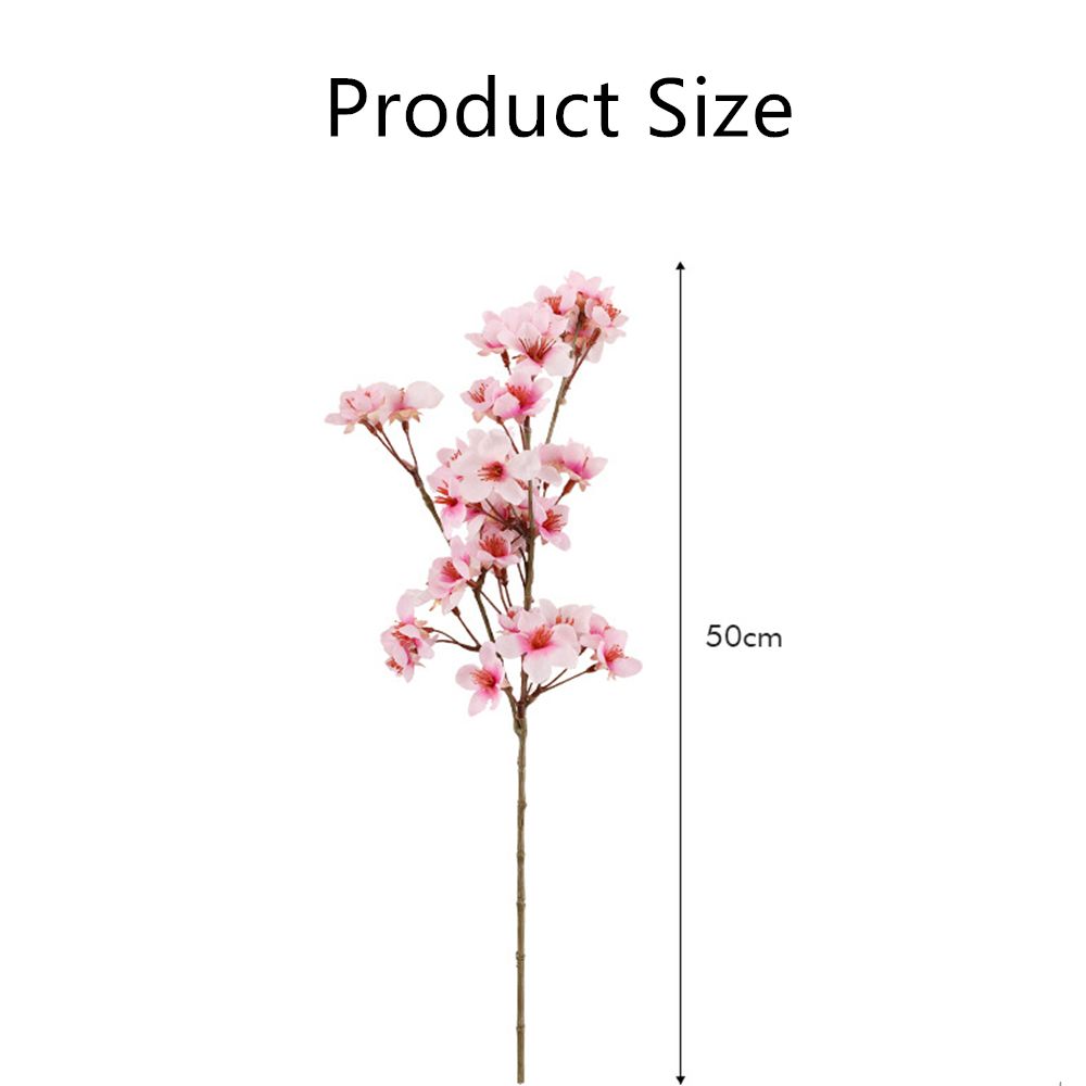 Home Festival Christmas Ornaments Simulation Branch DIY Props Cherry Blossom Artificial Flower Fake Flower Branch Sakura