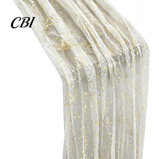 Wedding Table Runner Glittery Runner, Sheer Flowing Tulle Elegant for Home Baby Shower Bridal Decor Delicate