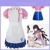 Костюм Микан Цумики из Dangan Ronpa 2, розово-белый, униформа