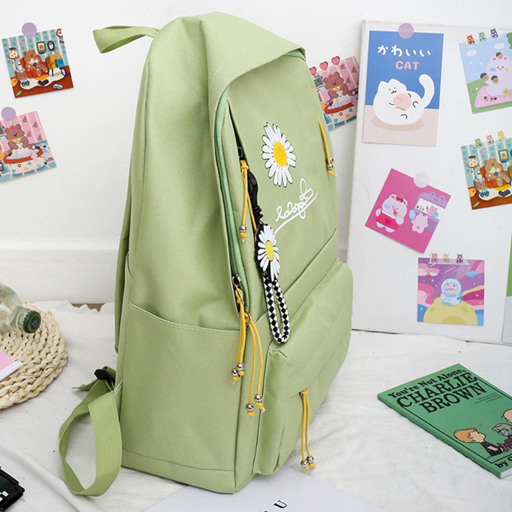 4Pcs/Set Women School Backpacks Schoolbag Canvas For Teenagers Girls Student Book Bag Boys Satchel