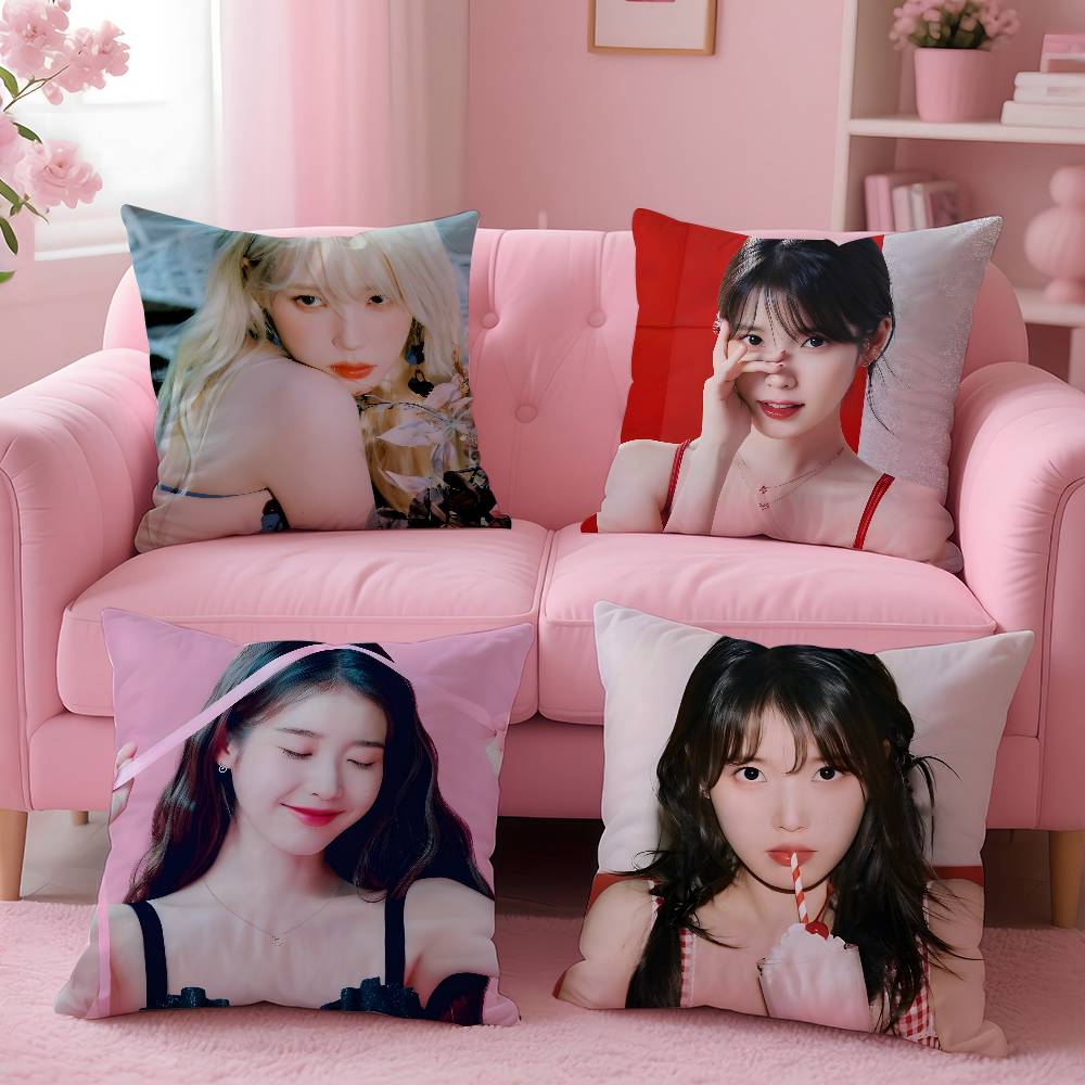 SINGER i-IU Pillow Case Pattern Printing Pillowcase Living Room Sofa Cushion Cover Bedroom Room Decor