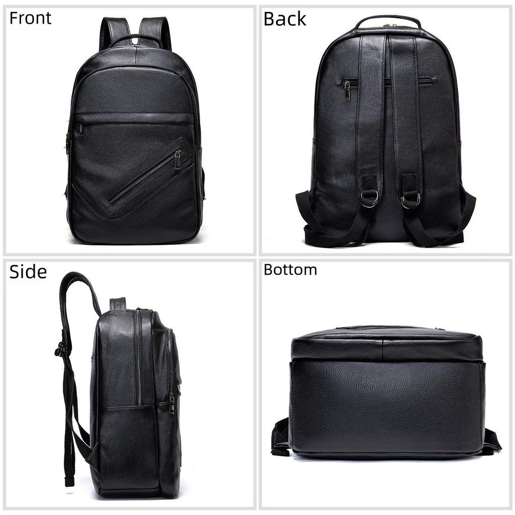 Мужской рюкзак Marant из натуральной кожи большой вместимости для деловых поездок