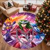 Saint Seiya Pattern Round Rug, Indoor/Outdoor Mat, for Picnic, Gameroom, Bedroom, Office, Living Room, Home Decor Carpet, Birthday Gift