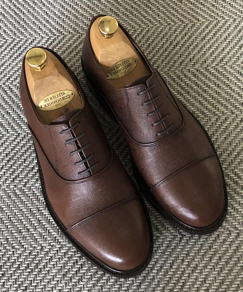 Joenshoe Claude Rounding Oxford Real Brown