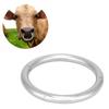Easy to Use Stainless Steel Bull Nose Ring High Hardness Durable Cattle Nose Ring Large Size Livestock Equipment Cattle Farms