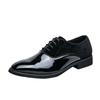 Foreign trade large size men's formal wear business leather shoes trendy men's single shoes low-top British pointed head now leathershoes