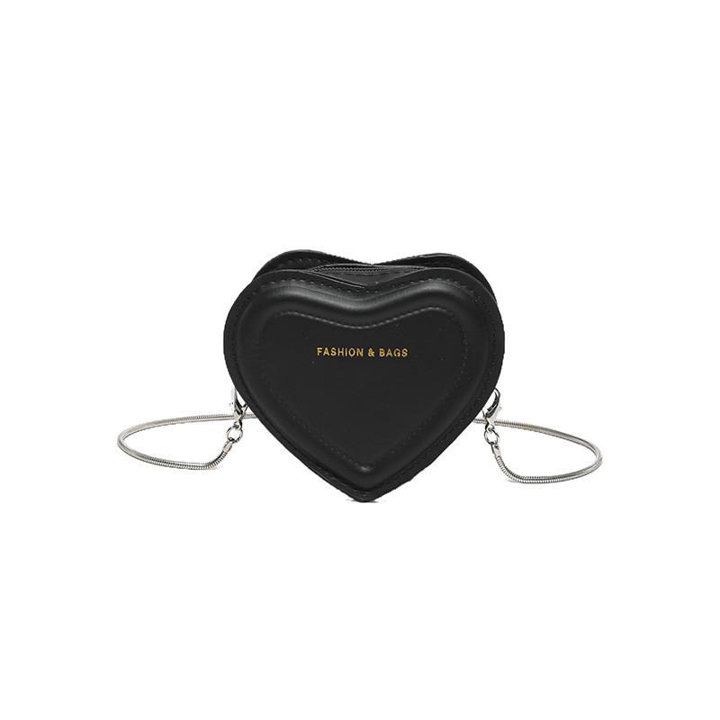 Chic Heart-shaped Crossbody Bag For Women Cute Small Trendy Everyday Purse