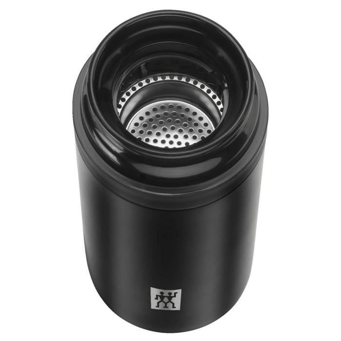 Bouteille Isotherme - ZWILLING - Thermo - 420 ml - Acier Inoxydable - Noir Mat