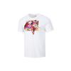 Air Running Training Casual Round Neck Cartoon Printing Short Sleeve White Men's DO1927-100