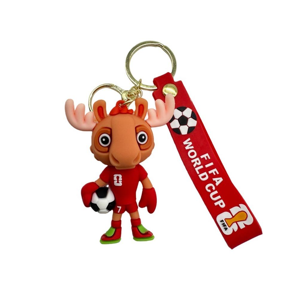 2026 FIFA World Cup Mascot Plush Keychain