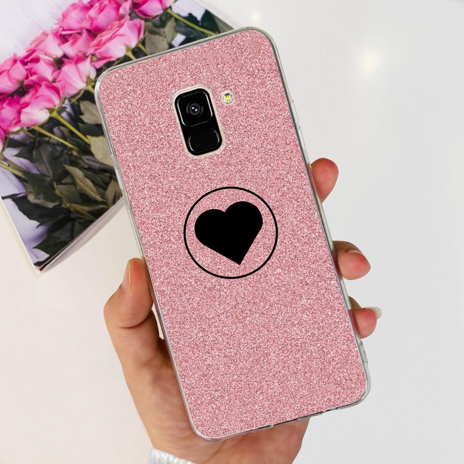 For Samsung A8 2018 Case A8 Plus Cover SM-A530F SM-A730F Fundas Fashion Butterfly Marble Soft Bumper For Samsung A8+ 2018 Hoesje