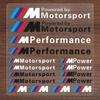 1 комплект Значок-наклейка на автомобиль Декор автомобиля Наклейка Для Bmw M Performance Power X1 X3 X5 X6 E84 E83 F25 M3 E90 E91 E60 F15 F16 E70 F30