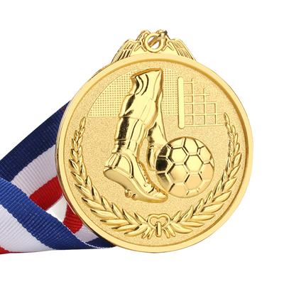 Трофей Золото Серебро Бронза Медали Футбол Памятная Медаль для Сувенирного Подарка