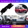 Для Honda Civic FE FL Mk11 2021 2022 Противоскользящий чехол на приборную панель Защитная накладка Автомобильные аксессуары Коврик-солнцезащитник Защитная подстилка