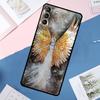 Фэнтези Девочка Ангел Крылья Чехол Для Samsung Galaxy S24 S23 S22 Ultra S20 S21 FE S8 S9 S10 Plus Note 10 20 Ultra Чехол