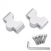LEDISHUN 25mm Handlebar Risers for BMW G310R/G310GS (All Models) (Silver)