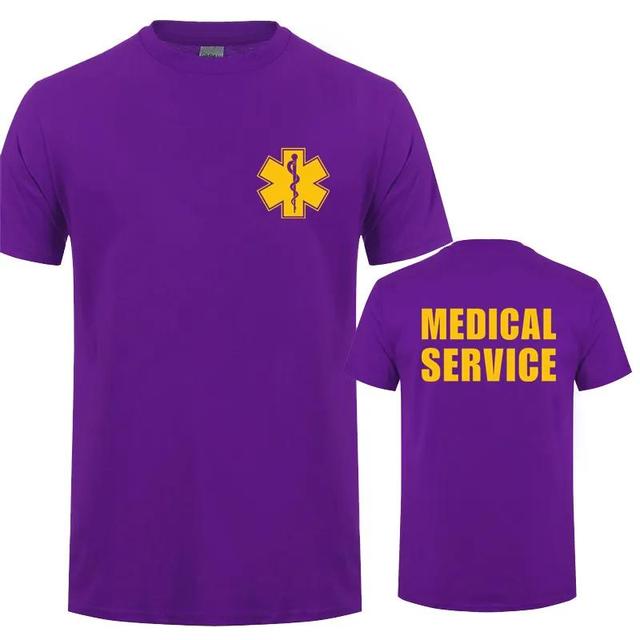 Футболка EMT Paramedic Emergency Medical Services, мужская повседневная футболка с коротким рукавом, мужские крутые топы XXS-6XL