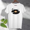 Comic Sound Vinyl Astronaut Planets Solar System Sun T-Shirt Ideal Gift Present