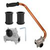 Adjustable Lawn Mower Auxiliary Handle Ergonomic Grip Anti-Slip Aluminum Alloy for 26/28mm Shaft Trimmer