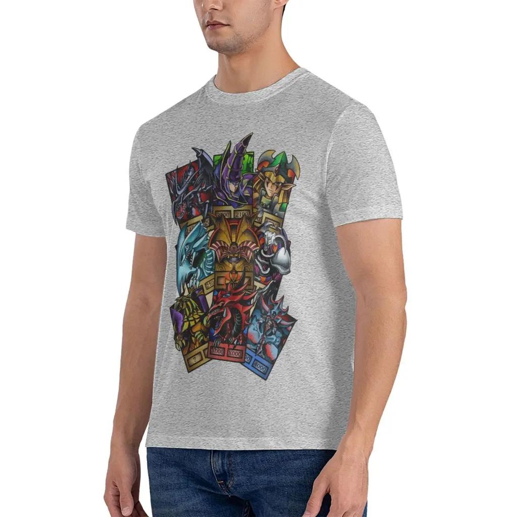 Yugioh Yu-Gi-Oh! Мужская футболка с круглым вырезом, оверсайз, одежда с рукавами, футболки, идея для подарка, футболка