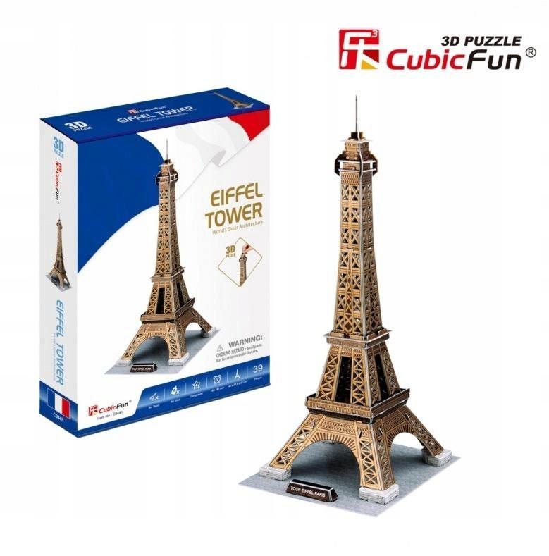 PUZZLE 3D WIEŻA EIFFEL"A 39EL.0442