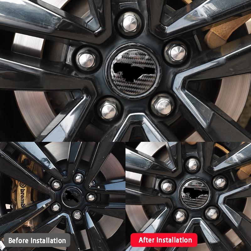 Наклейка на внутреннюю отделку из углеродного волокна, стиль украшения, автомобильные аксессуары для Ford Mustang 2015-модификация интерьера