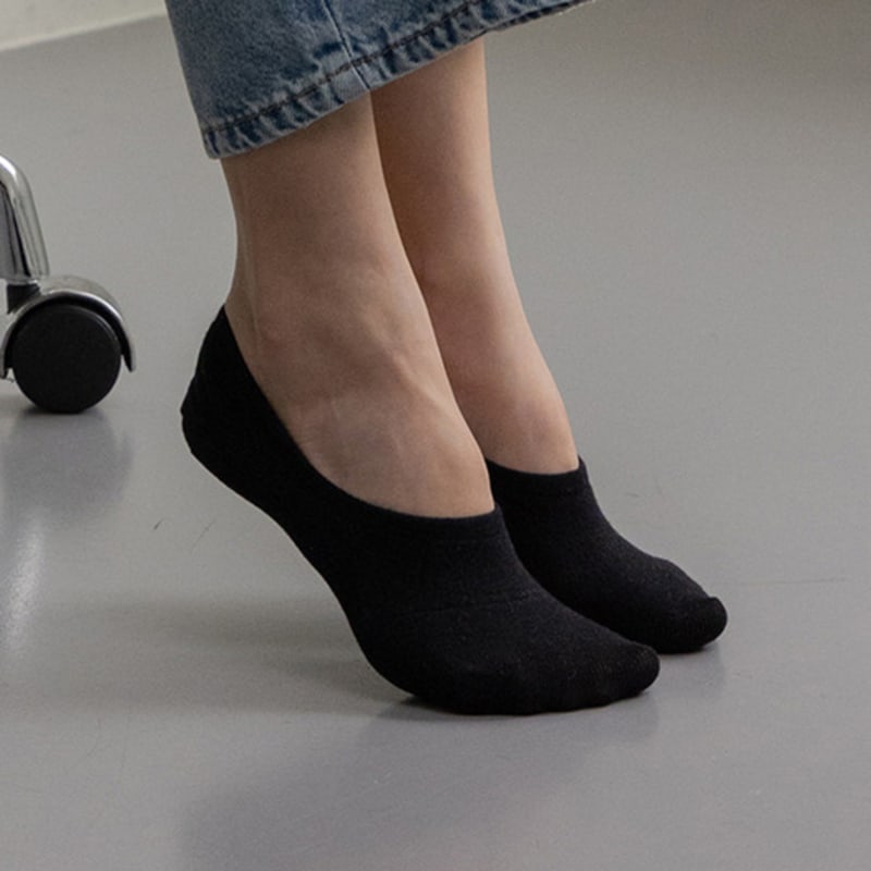 STUDIO SOCKSTOP [10PACK] Women's Basic Fake Socks 4 COLORS