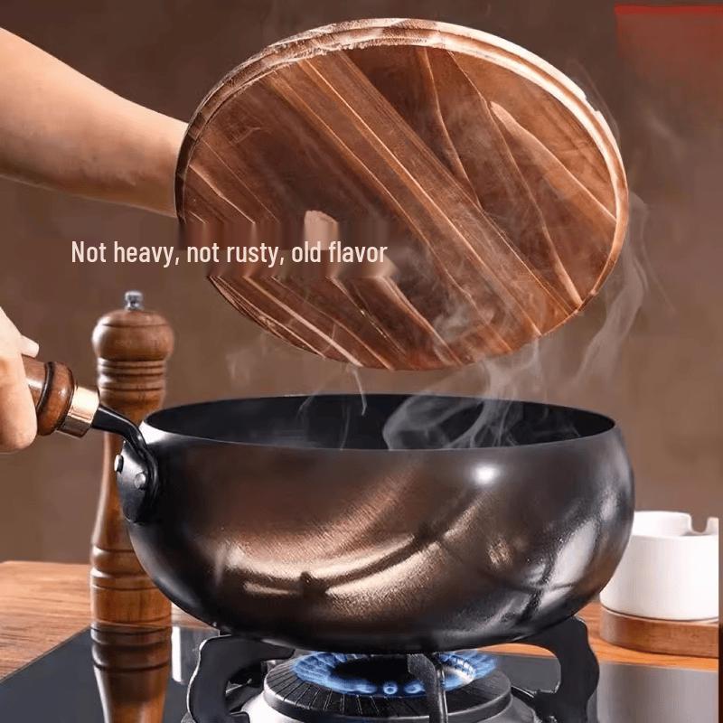 ZISIZ Ancient Method Refined Iron Wok