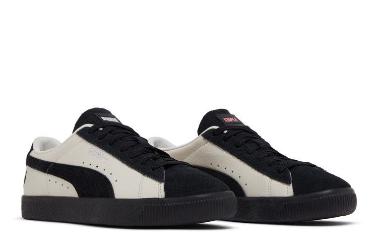 Men's Sneakers Puma Suede VTG atmos Staple Crow and Pigeon (2023) White/Black/Pink